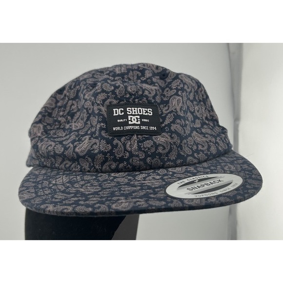 DC‎ Shoes Pattern Snapback Hat Cap - Picture 1 of 4
